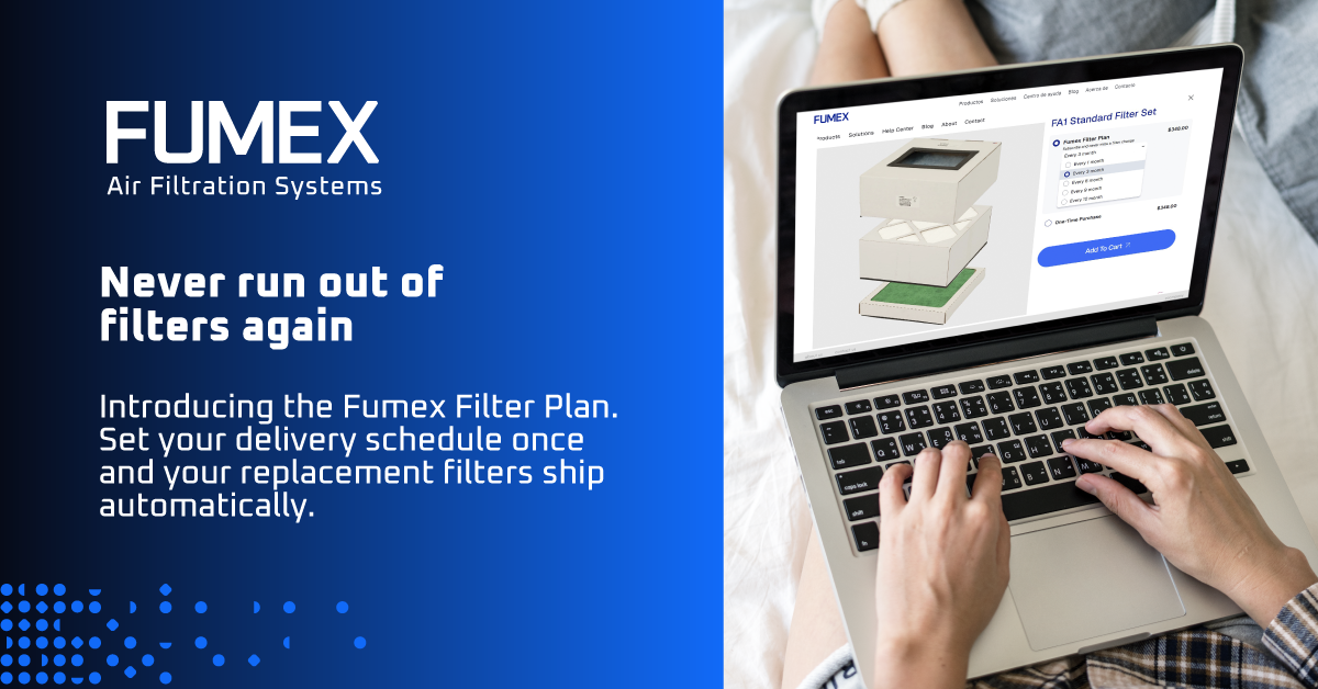 Never Run Out of Filters Again: How the Fumex Filter Plan Works